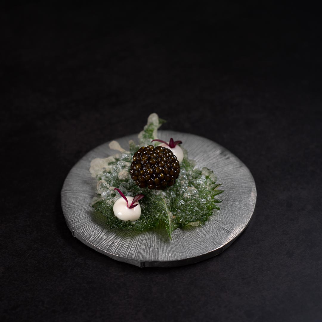 Caviar dish
